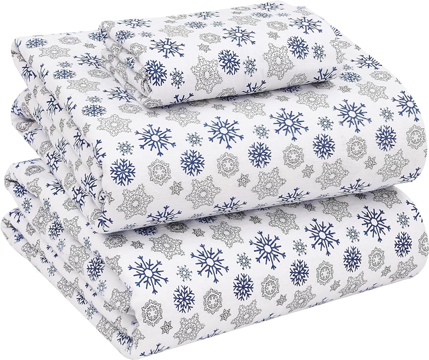 RUVANTI Flannel Sheets Queen Size - 100% Cotton Double Brushed Bed Sheets, Deep Pockets 16 Inches Queen Sheet Set, All Seasons Breathable & Extra Soft - Warm & Cozy, 4 Piece, Red Plaid