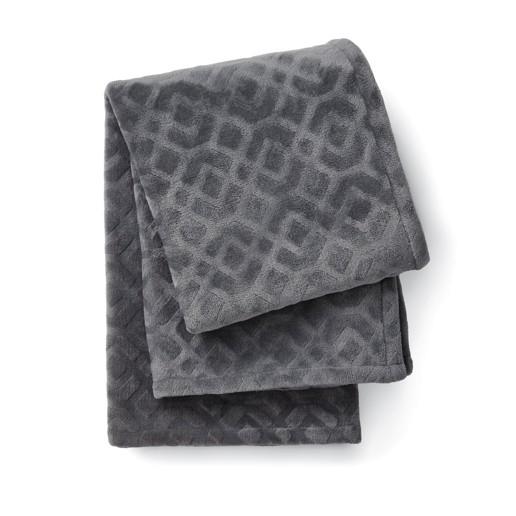 Mainstays Rich Black 5 Piece Damask Stripe Comforter Set, Full/Queen, Adult, Unisex